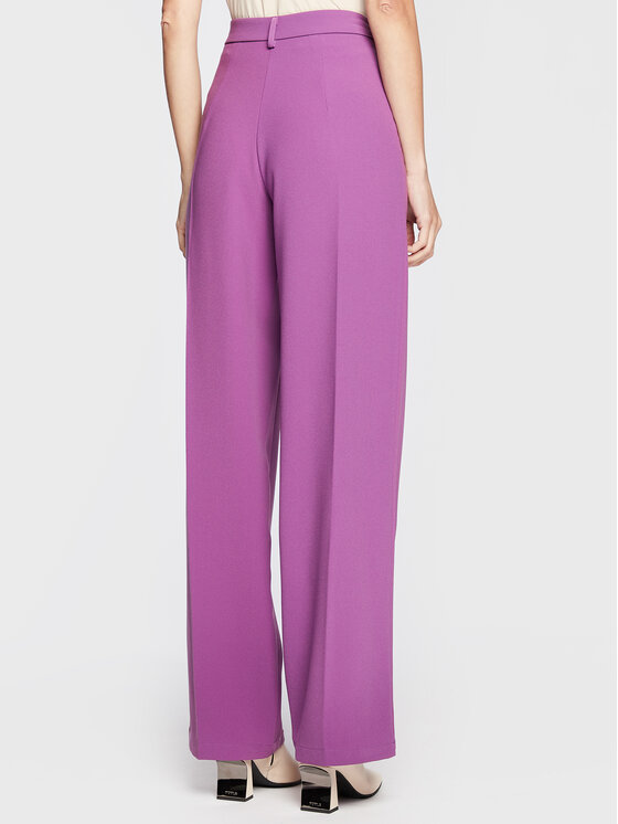 Silvian Heach Silvian Heach Szövet nadrág CVA22149PA Lila Relaxed Fit