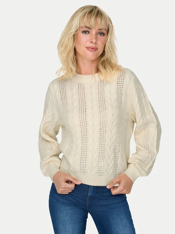 ONLY ONLY Pullover Rubina 15317515 Beige Regular Fit
