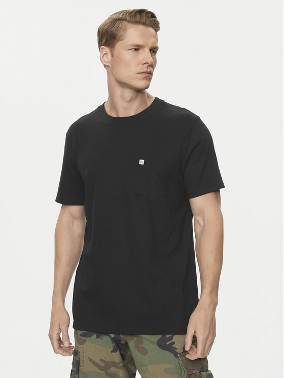 Gap Gap Тишърт 857901-05 Черен Regular Fit