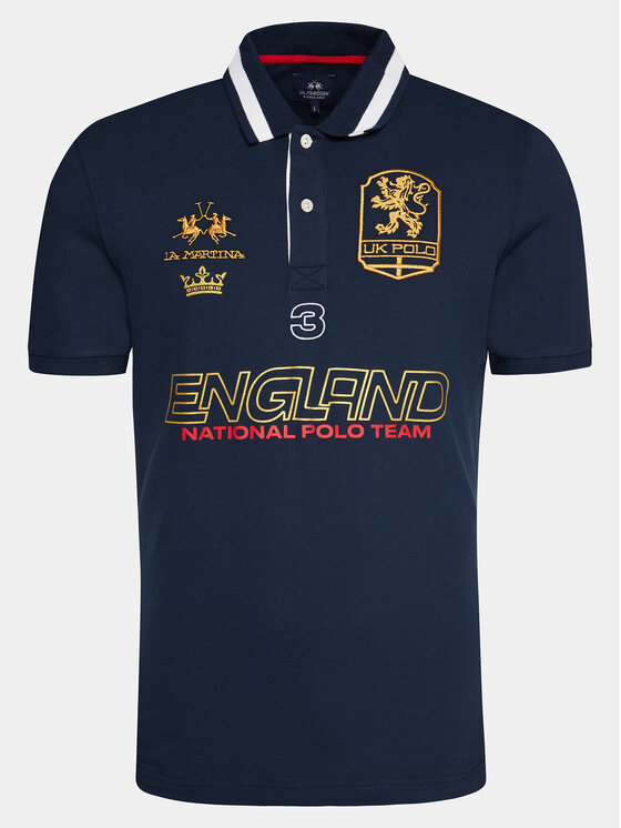 La Martina La Martina Polo särk YMP605 PK001 Tumesinine Regular Fit