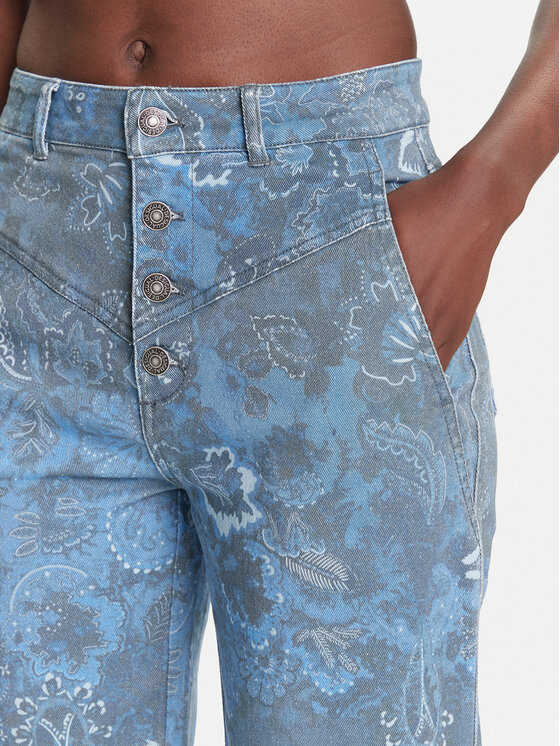 Desigual Desigual Дънки Pasley 25WWPW01 Син Straight Fit
