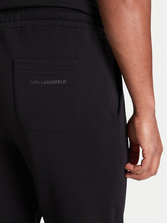 KARL LAGERFELD KARL LAGERFELD Teplákové nohavice 705113 553904 Čierna Loose Fit