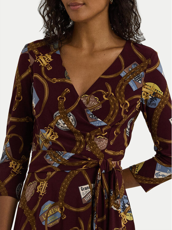 LAUREN RALPH LAUREN LAUREN RALPH LAUREN Haljina za svaki dan 250951440001 Tamnocrvena Slim Fit