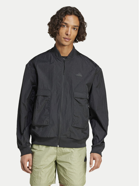 Adidas Bomber City Escape IY1505 Crna Loose Fit