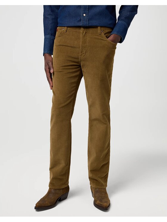 Wrangler Wrangler Jeansy TEXAS Brązowy Straight Fit