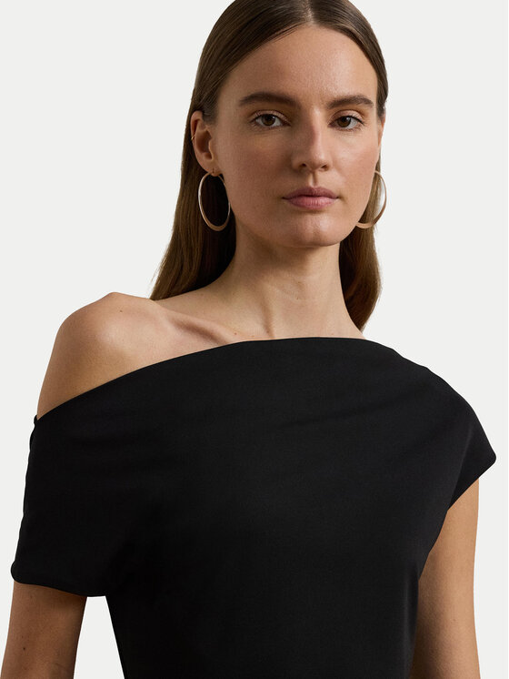 LAUREN RALPH LAUREN LAUREN RALPH LAUREN Μπλουζάκι 200963913002 Μαύρο Slim Fit