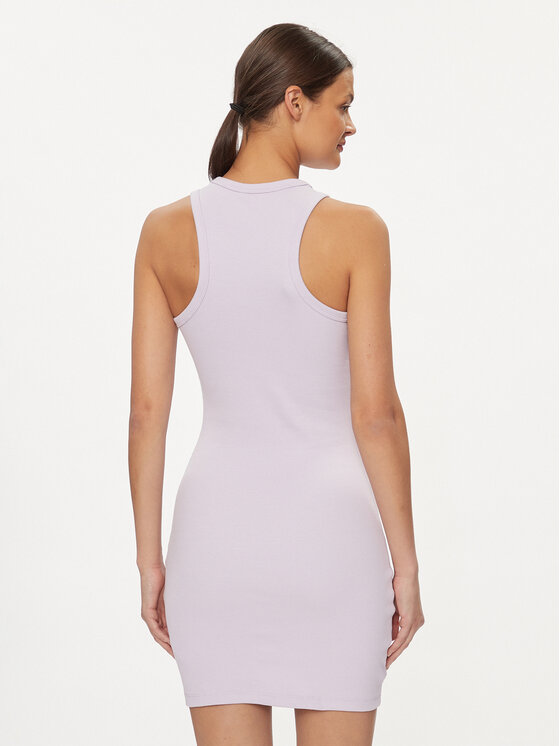 Tommy Jeans Tommy Jeans Rochie de vară Essential DW0DW17406 Violet Slim Fit
