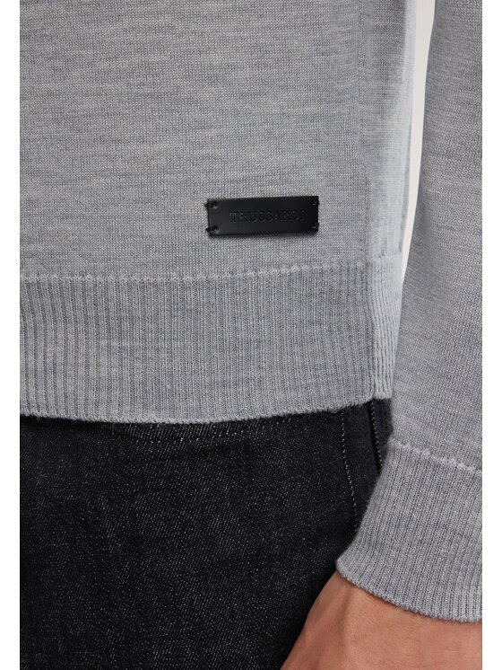 Trussardi Trussardi Cardigan M1508000210N0M3 Grigio Regular Fit