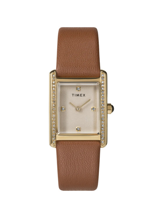 Timex Timex Ρολόι TW2W63900 Καφέ