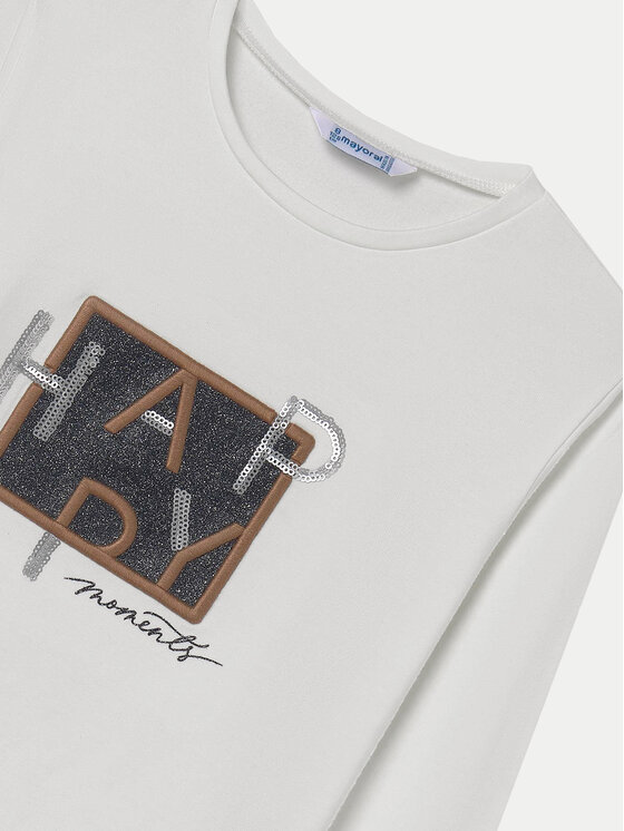 Mayoral Mayoral Bluse 7004 Écru Regular Fit