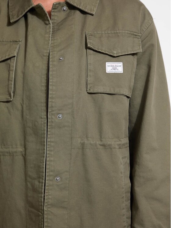 Guess Jeans Guess Jeans Kurtka przejściowa 175485 Zielony Classic Fit