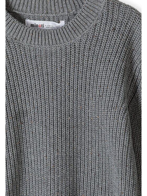 minoti minoti Sweter 33KNIT273 Szary Regular Fit