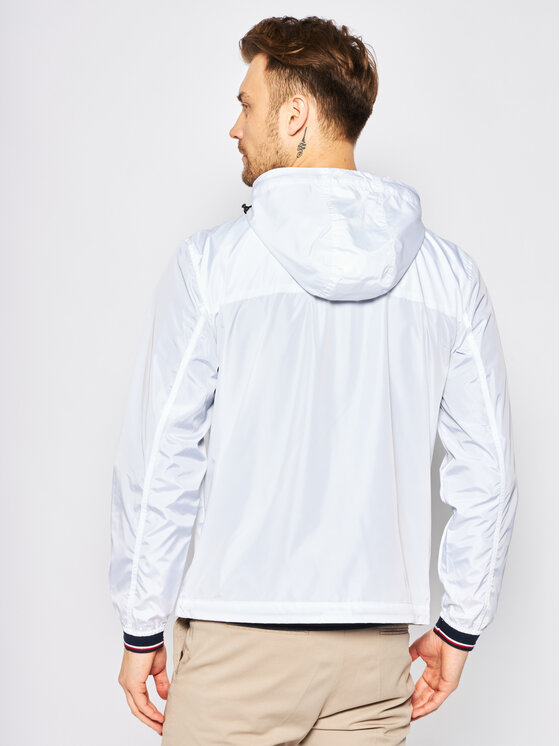 Tommy Hilfiger Tommy Hilfiger Kurtka przejściowa Light Weight Hooded MW0MW12216 Biały Regular Fit