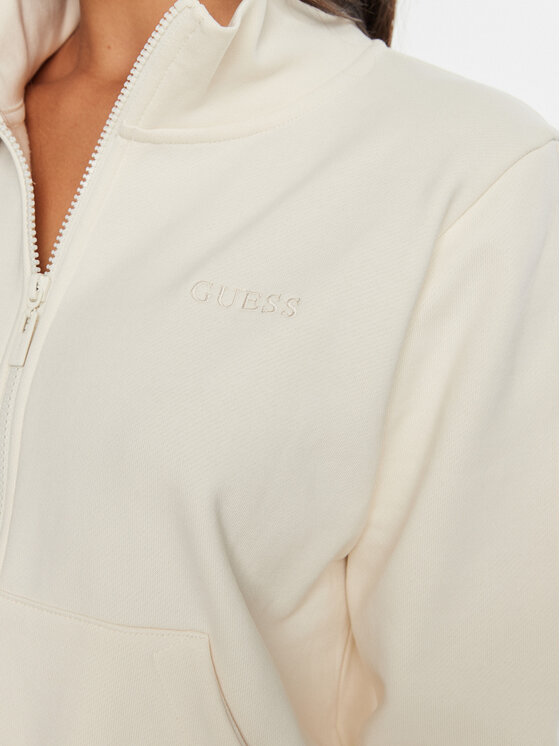Guess Guess Μπλούζα Stacie V4BQ01 KC5O0 Μπεζ Regular Fit