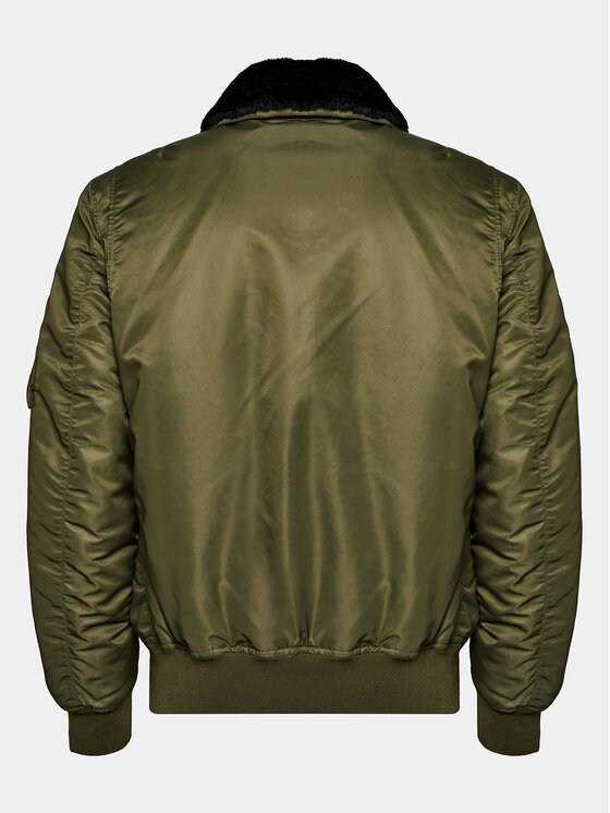 Blauer Blauer Μπόμπερ μπουφάν 23WBLUC02132 Πράσινο Regular Fit