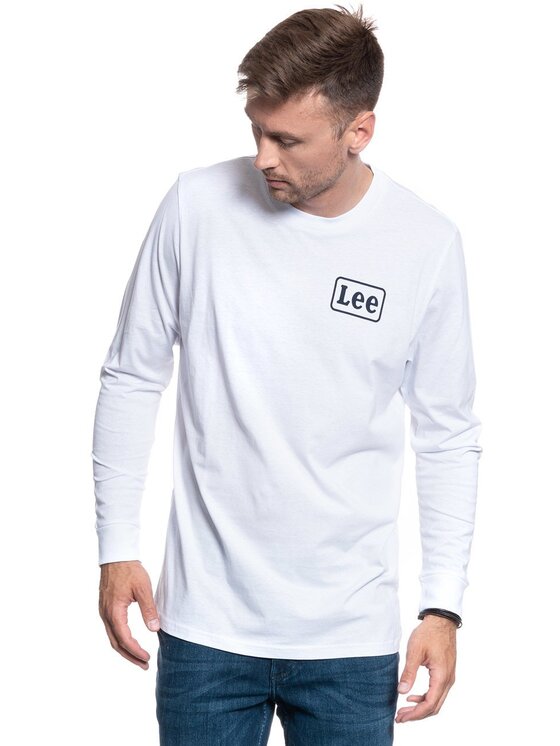 T-Shirt, rozmiar XXL, Biały, LS STRIPE