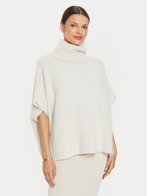 Kontatto Kontatto Rollkragenpullover 3M0232 Beige Regular Fit