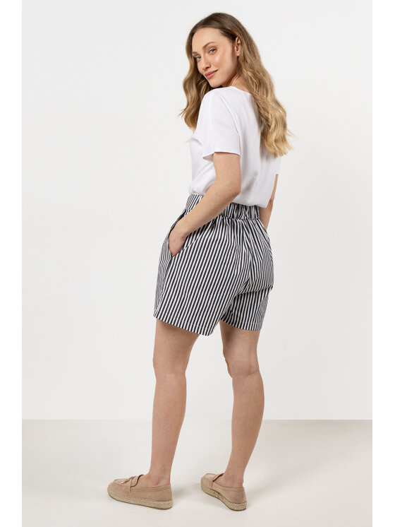 Awama Awama Spodnie damskie A719 Czarny Basic Fit