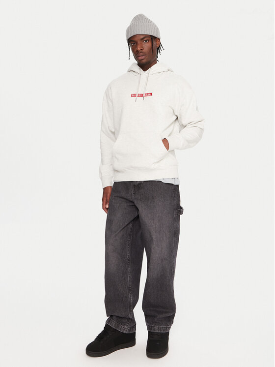 Quiksilver Quiksilver Mikina Dna EQYFT05121 Šedá Oversize