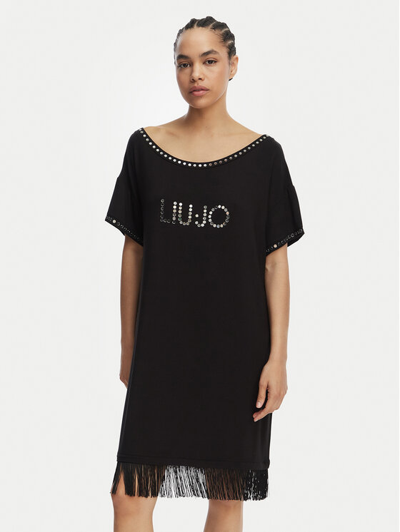 Liu Jo Beachwear Liu Jo Beachwear Kasdieninė suknelė VA6031 JS360 Juoda Regular Fit