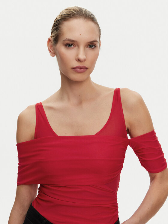 PINKO PINKO Bodijs Bella 104832 A2H1 Sarkans Regular Fit