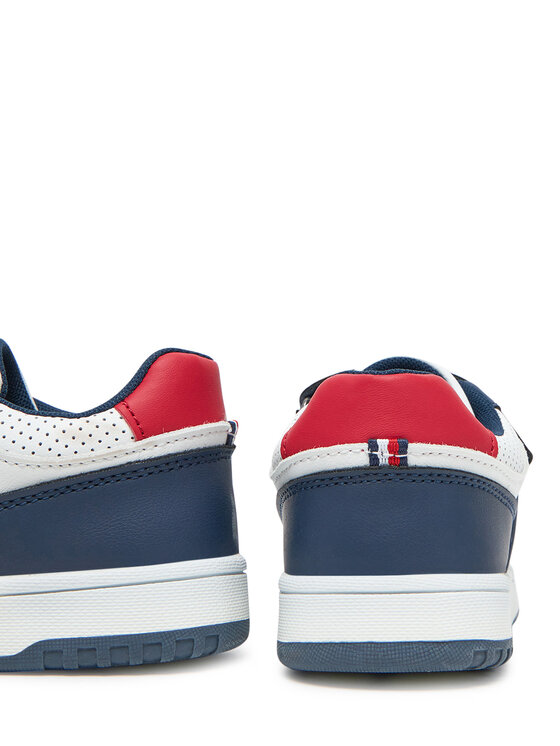 Tommy Hilfiger Tommy Hilfiger Snīkeri Flag Low Cut Velcro Sneaker T1X9-33841-1355X S Tumši zils