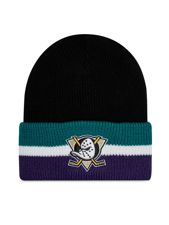 47 Brand Čiapka NHL Anaheim Ducks Split Cuff 47 H-SPLCC25ACE-BK Čierna