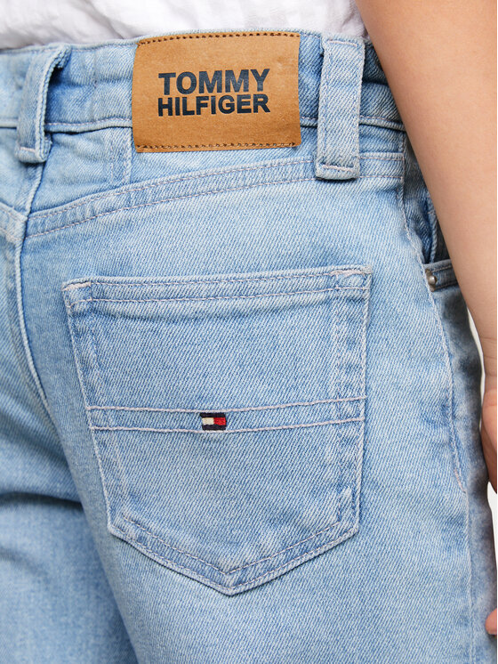 Tommy Hilfiger Tommy Hilfiger Jeans hlače KG0KG07844 Modra Straight Fit