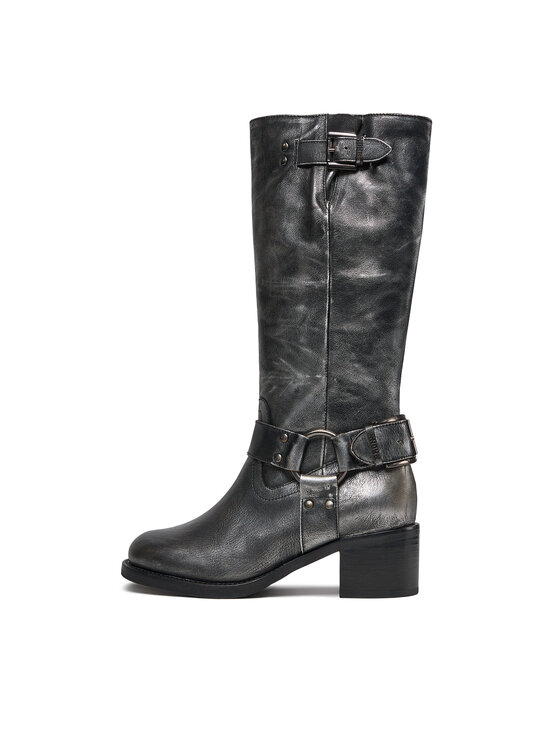 Bronx Bronx Zimske čizme High boots 14291-M Crna
