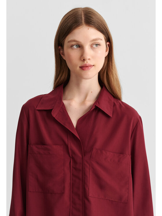 TATUUM TATUUM Bluzka BLUMA Czerwony Loose Fit