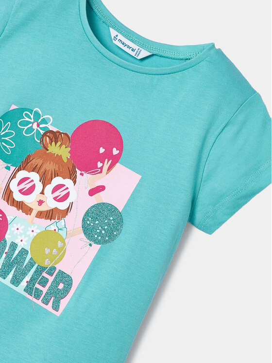 Mayoral Mayoral T-Shirt 3090 Modrá Regular Fit