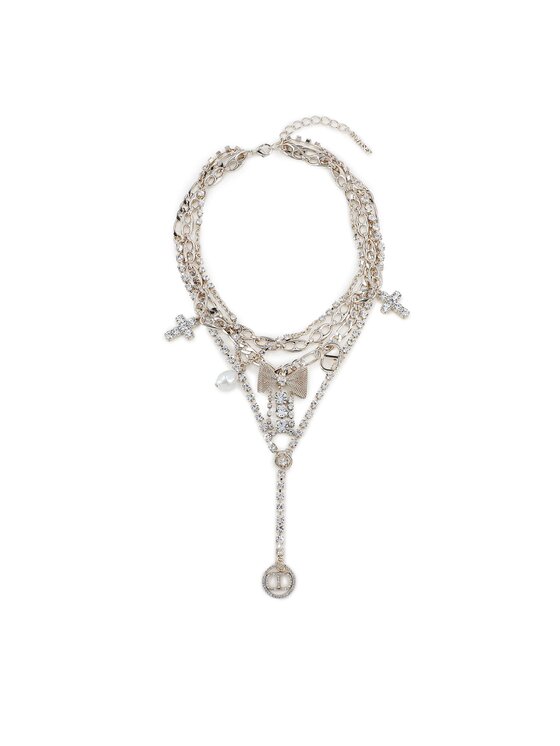TWINSET Колие Collana 231TA4220 Сребрист