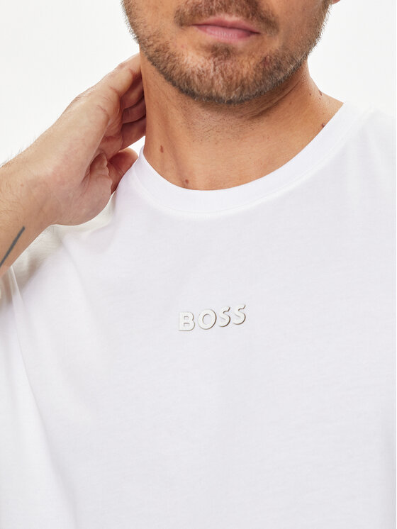BOSS Boss T-Shirt 50519368 Biały Oversize
