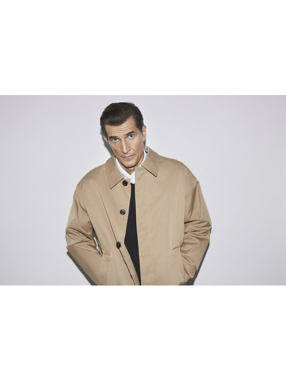 Jack&Jones Jack&Jones Płaszcz przejściowy 12237692 Beżowy Regular Fit