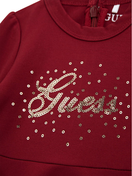 Guess Guess Vsakodnevna obleka A5BK04 KAE30 Rdeča Regular Fit