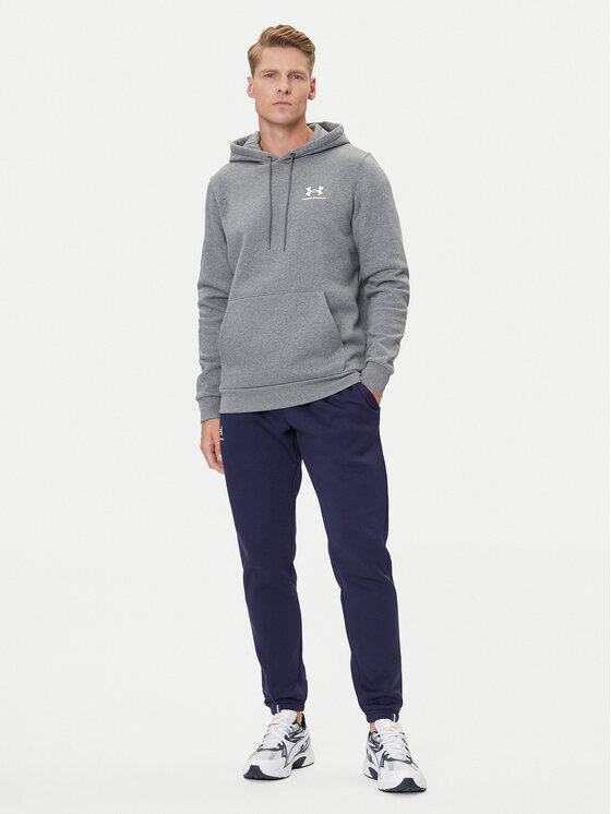 Under Armour Under Armour Суитшърт UA Essential Fleece Hoodie 1373880 Сив Regular Fit