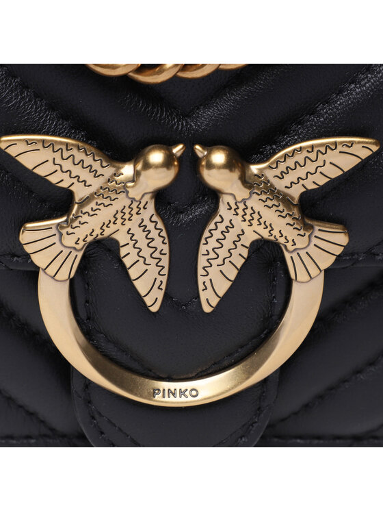 PINKO Pinko Kabelka Love One Mini Dc PE 23 PLTT 100074 A0GK Čierna