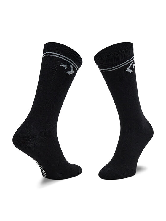 Converse Converse Дълги чорапи E1025B-2010 r.39-42 Черен