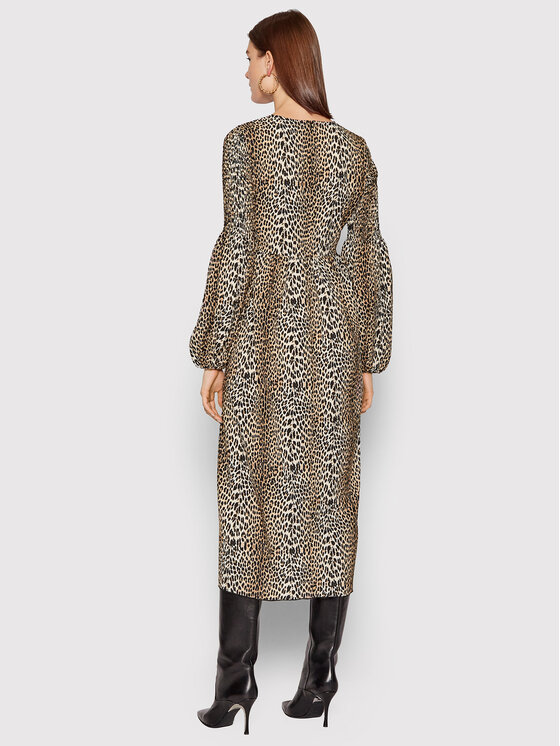 Notes Du Nord Notes Du Nord Повсякденна сукня Bella 12508 Коричневий Regular Fit