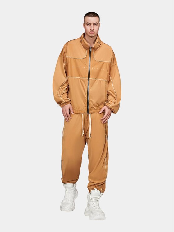 MADE BY SOCIETY MADE BY SOCIETY Kurtka anorak Hanorac Vortex Onyx Layer -H17105 Brązowy Basic Fit