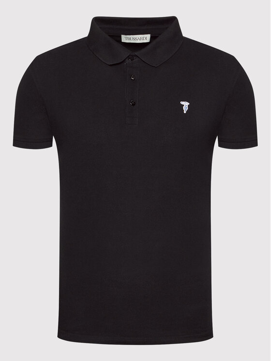 Trussardi Trussardi Polo Piquet 52T00597 Crna Regular Fit