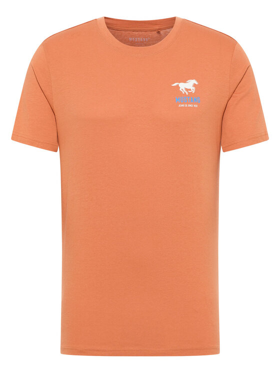 Mustang Mustang T-shirt AUSTIN Arancione Regular Fit