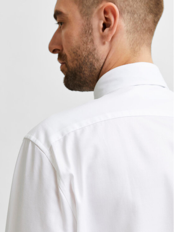 Selected Homme Selected Homme Koszula Ethan 16080200 Biały Slim Fit