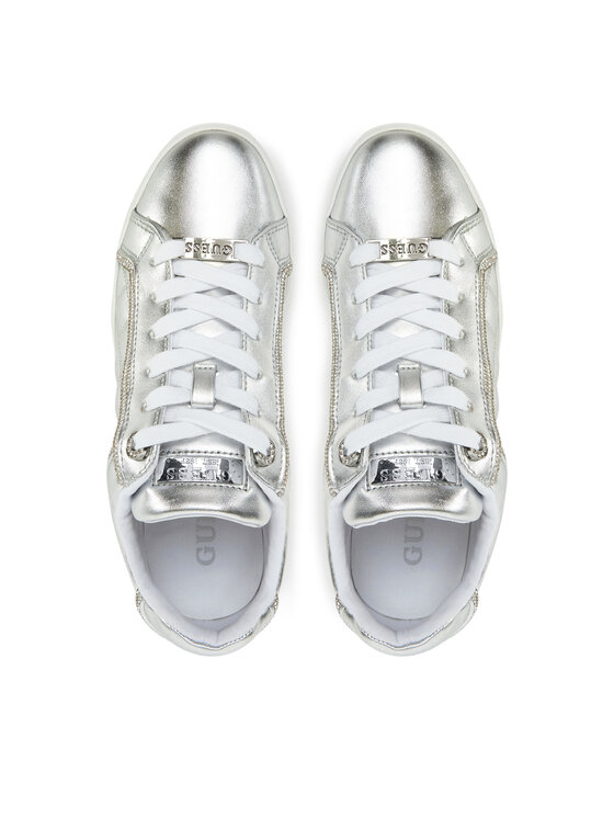 Guess Guess Sneakersy FLPGRA ELE12 Stříbrná