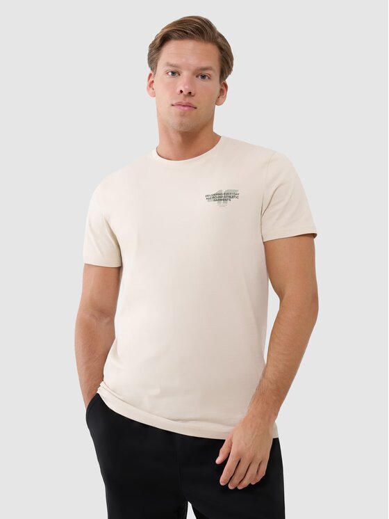 4F 4F T-shirt 4FWSS25TTSHM1974-12S Bianco Regular Fit