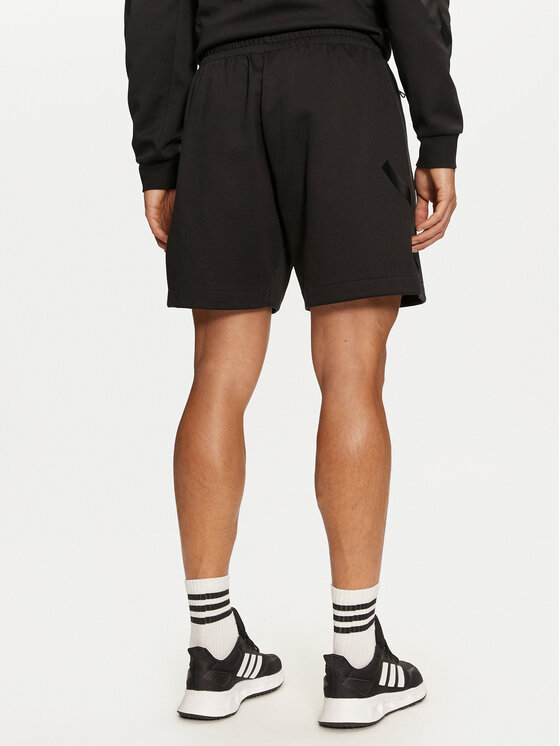 adidas Pantaloncini sportivi Z.N.E. JE7540 Nero Loose Fit Modivo