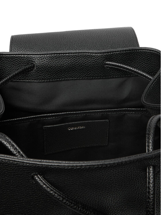 Calvin Klein Calvin Klein Σακίδιο Emblem Hw Pebble Backpack LV04F3553G Μαύρο