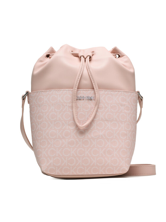Geantă Calvin Klein Must Bucket Bag Sm Mono K60K609390 Roz