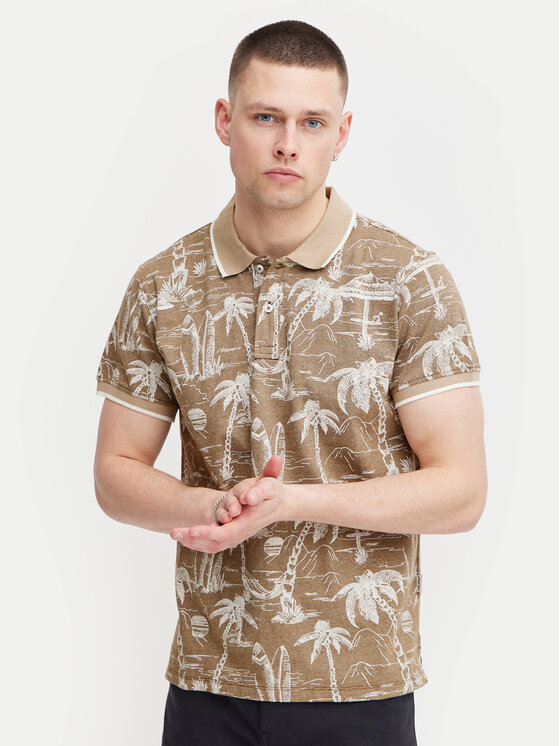 Blend Polokošeľa 20716905 Béžová Regular Fit