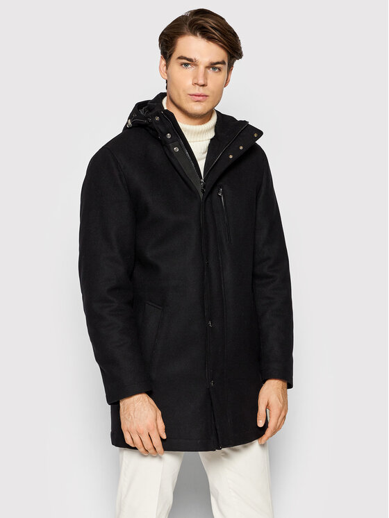 Oscar Jacobson Oscar Jacobson Giubbotto invernale Dammond 8336 5464 Nero Slim Fit